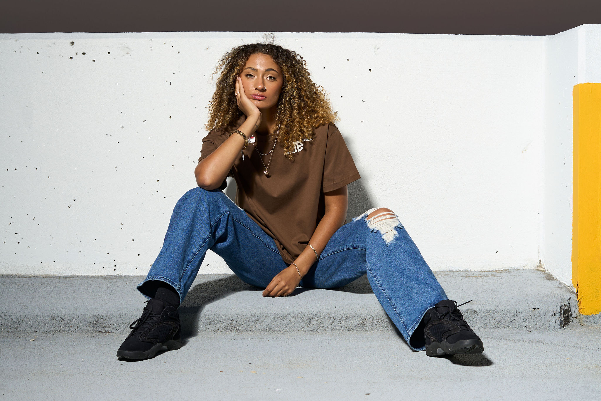 Define Love Shirt back graphic studio campaign